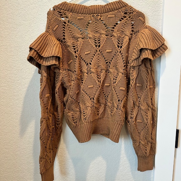 NWT Driftwood Brown Knit Cardigan Sweater - Picture 6 of 8